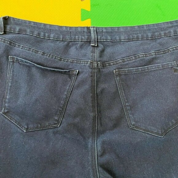 Jessica Simpson Pants Women Size 20W Kiss Me Supper Skinny Judith Rout 03 Navy - Picture 3 of 8